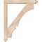 Ekena Millwork Balboa Arts and Crafts Smooth Bracket w/ Offset Brace, Douglas Fir, 5 1/2"W x 36"D x 44"H BKT0604X36X44BOA03SDF - alternate 4